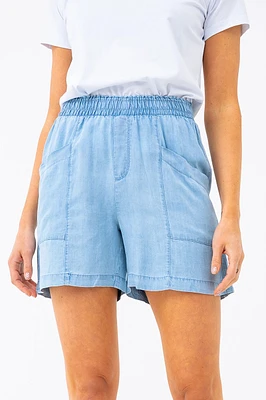 Le short fluide en tencel