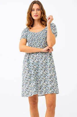 La robe fleurie style paysanne