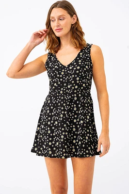 La robe courte marguerites