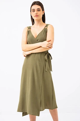 La robe portefeuille unie