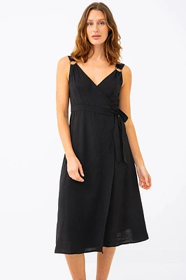 La robe portefeuille unie