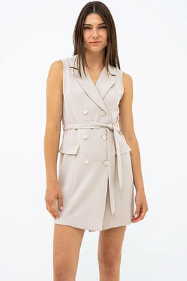 La robe blazer unie