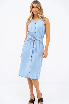 La robe midi en Tencel