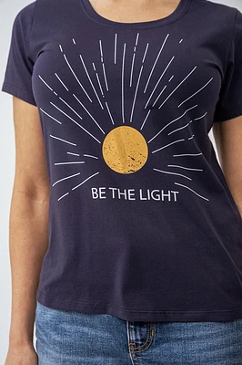Le t-shirt imprimé soleil