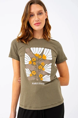 Le t-shirt imprimé Marguerite