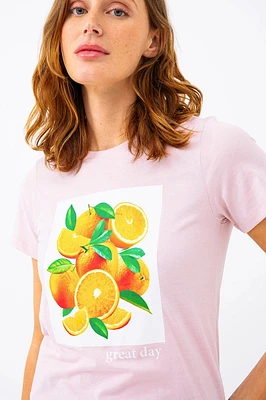 Le t-shirt imprimé « great day »
