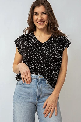 Le t-shirt imprimé petits cœurs