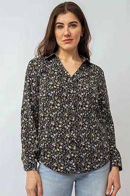 La blouse imprimée petites fleurs