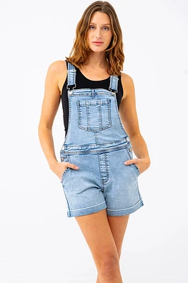 La salopette courte en denim