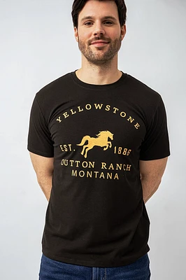 Le t-shirt imprimé Yellowstone