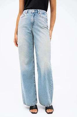 Le jeans large délavé JJXX | Modèle Tokyo