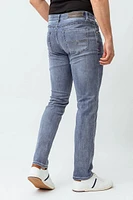 Le jeans en tricot de denim ajusté Lois | Modèle Peter Slim