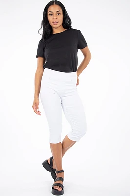 Capri blanc pull-on | Lois Modèle Liette