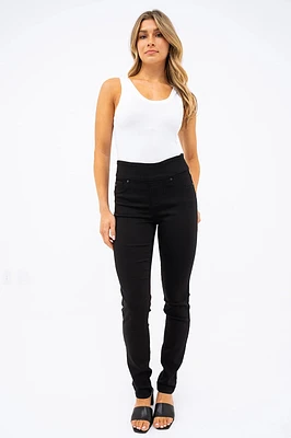 Le jeans noir à enfiler | Modèle Liette