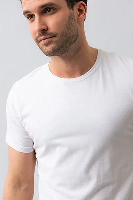 T-shirt uni en coton organique