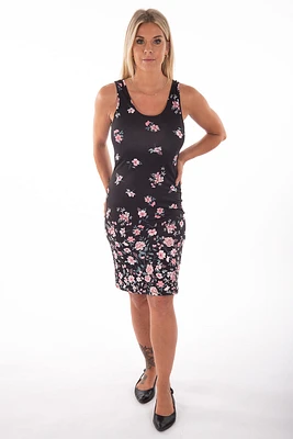 Robe genou jolies fleurs