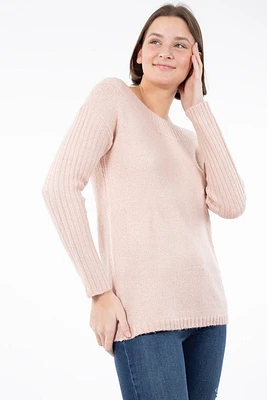 Chandail tricot ultradoux col bateau | 3 couleurs