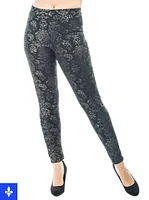 Legging à motifs baroques | Fabriqué au Québec