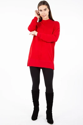 Robe tunique colorée coutures retournées | Fransa 2 couleurs