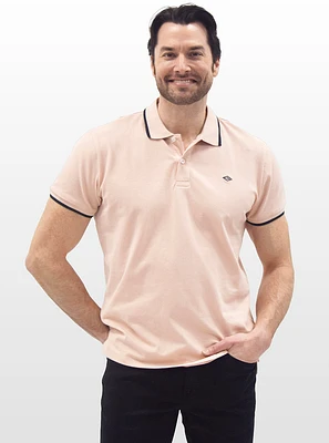 Polo bordures soulignées | 6 couleurs