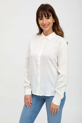 Blouse fluide col chemisier