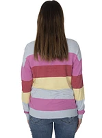 Chandail en tricot mince encolure V | 3 couleurs
