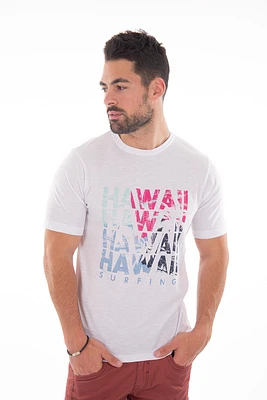 T-shirt imprimé Hawaii