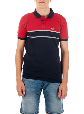Polo accent de couleur