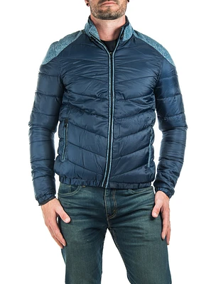 Manteau Buffalo avec denim aux épaules