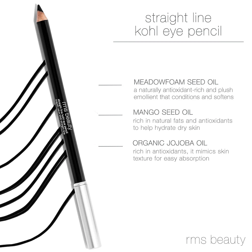 Straight Line Kohl Eye Pencil HD Black