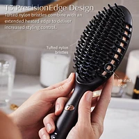 Edge Heated Smoothing and Styling Brush