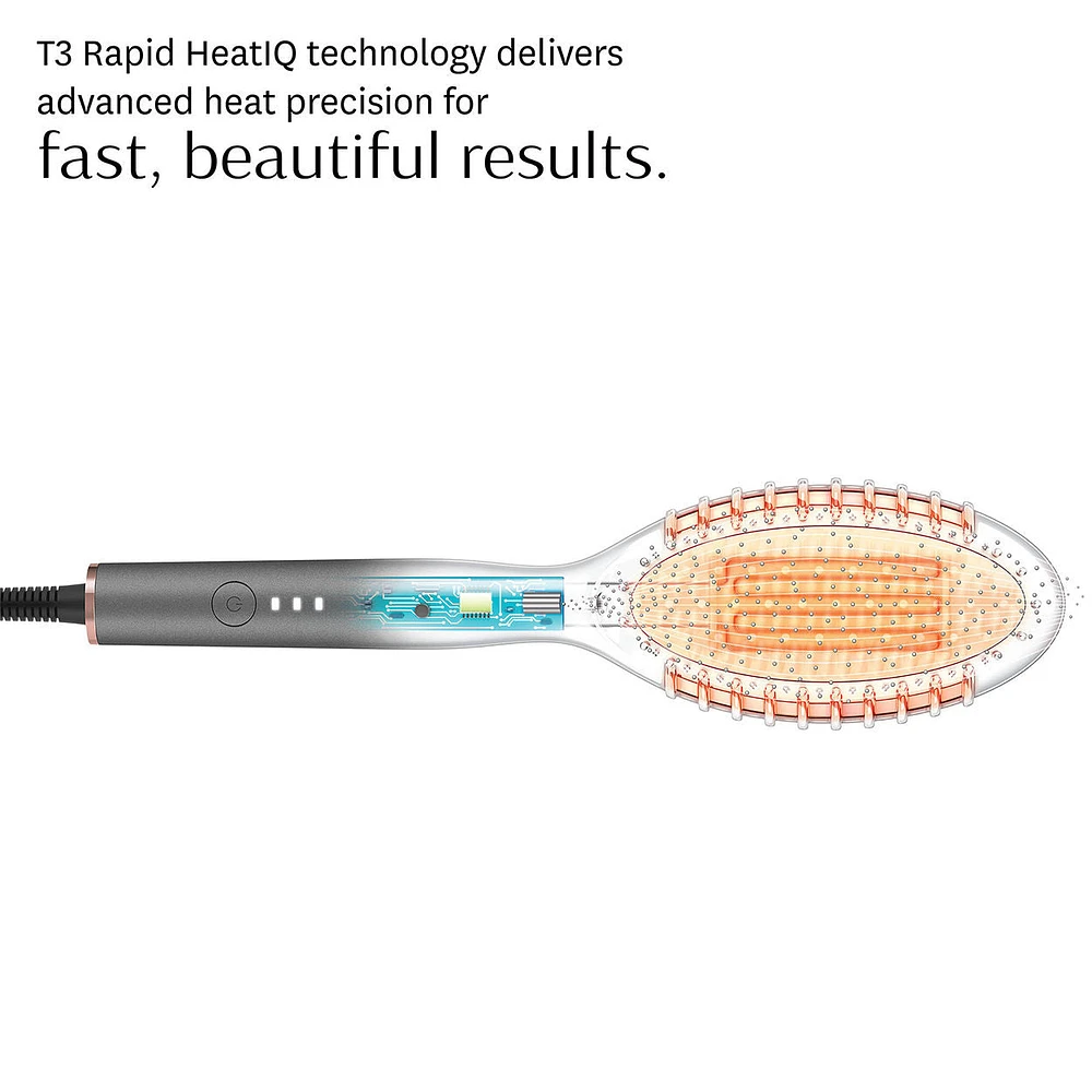 Edge Heated Smoothing and Styling Brush