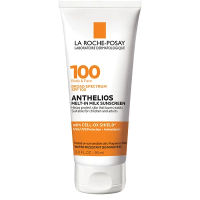 Anthelios Melt-in Milk Body and Face Sunscreen Lotion Broad Spectrum SPF 100