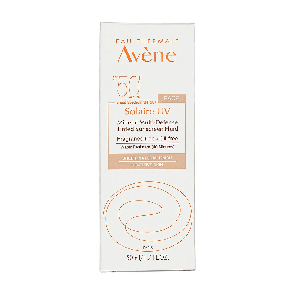 Solaire UV Mineral Multi-Defense Tinted Sunscreen Fluid SPF 50+