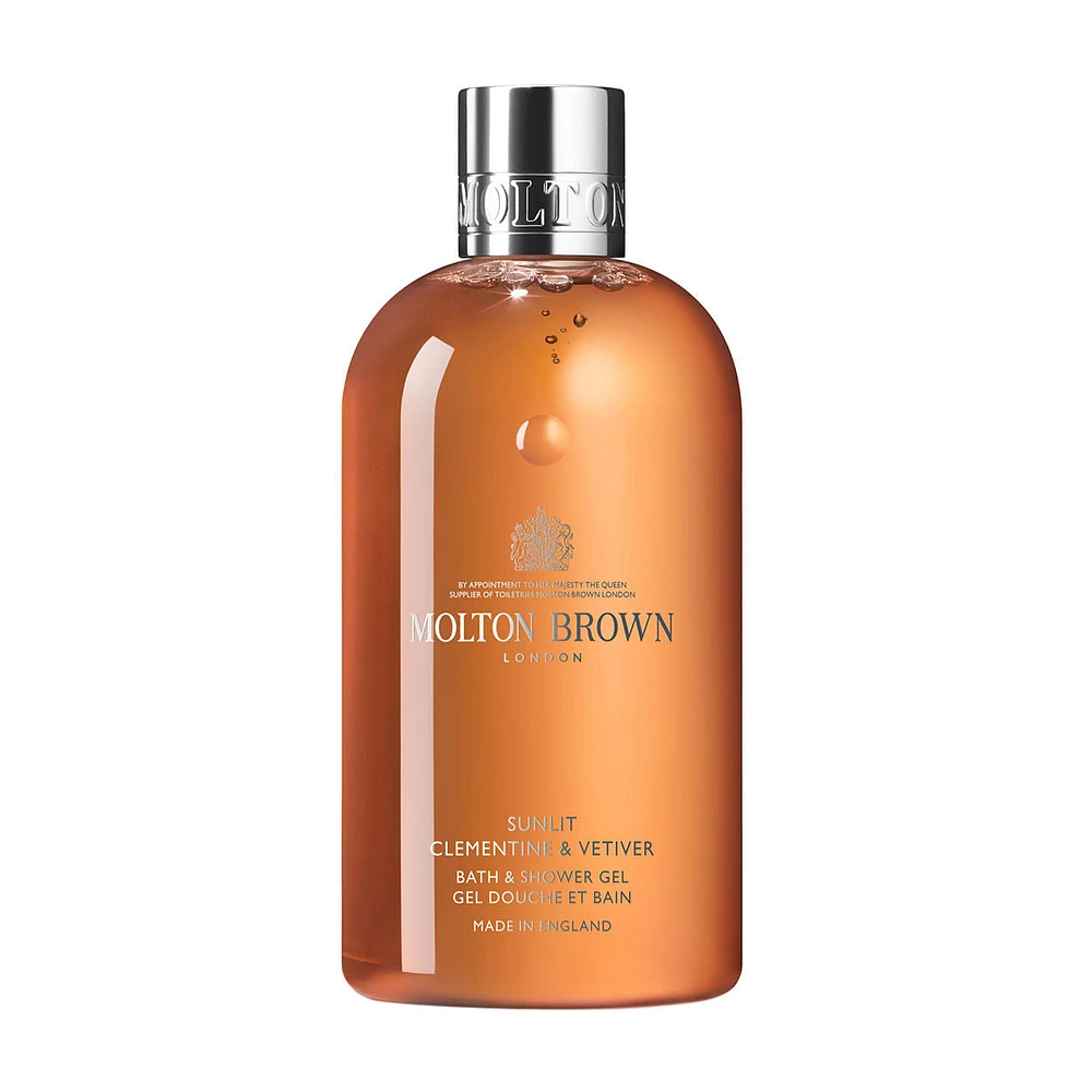 Sunlit Clementine And Vetiver Bath And Shower Gel