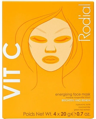 Vit C Cellulose Sheet Mask 4-Pack