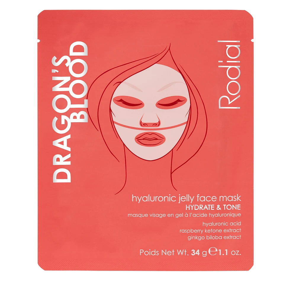 Dragon's Blood Hyaluronic Jelly Face Mask Box Of 4