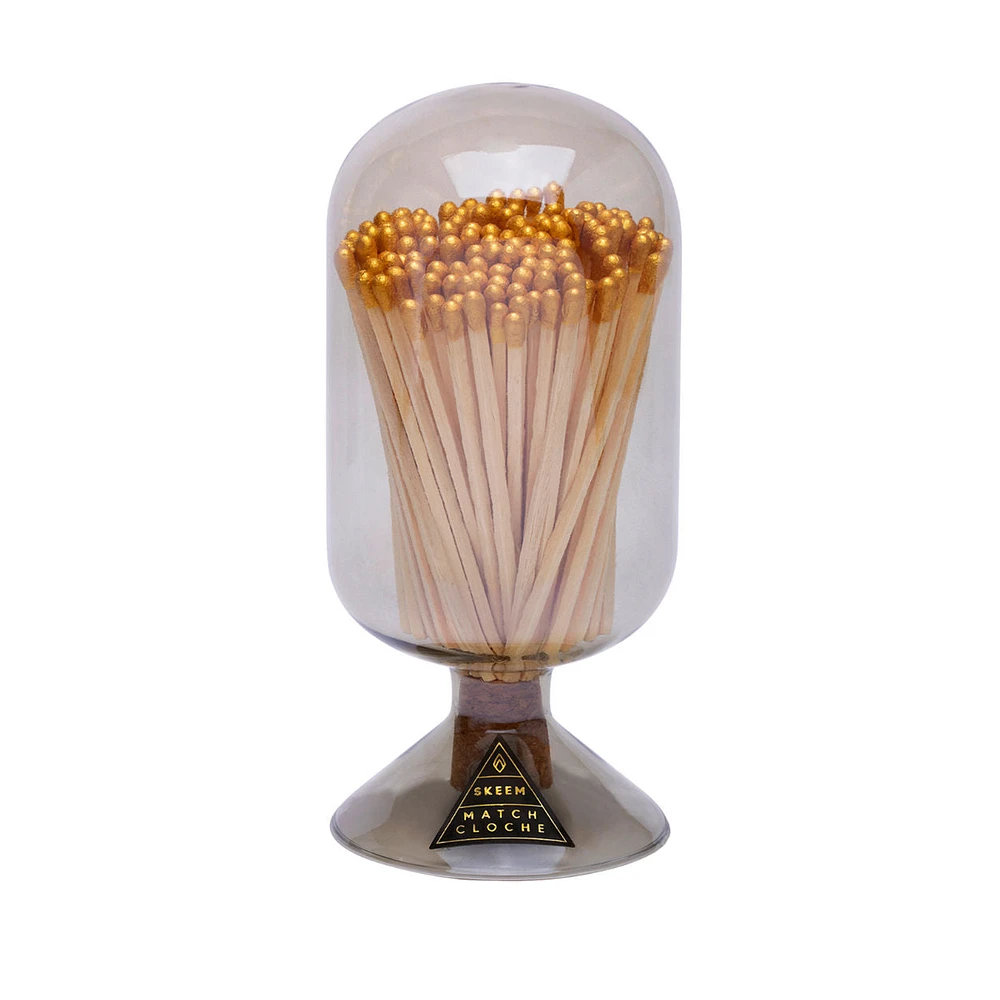 Smoke Match Cloche with Gold-Tipped Matches