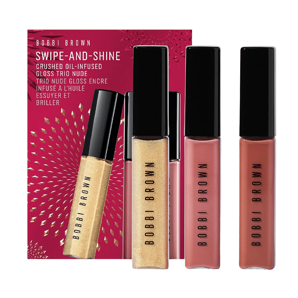 Swipe & Shine Crushed Oil Infused Gloss Trio Nude (Limited Edition)