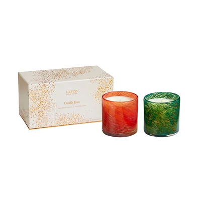 Absinthe Plum & Woodland Spruce Candle Duo (Limited Edition)