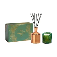 Woodland Spruce Candle and Reed Diffuser Duo (Limited Edition)