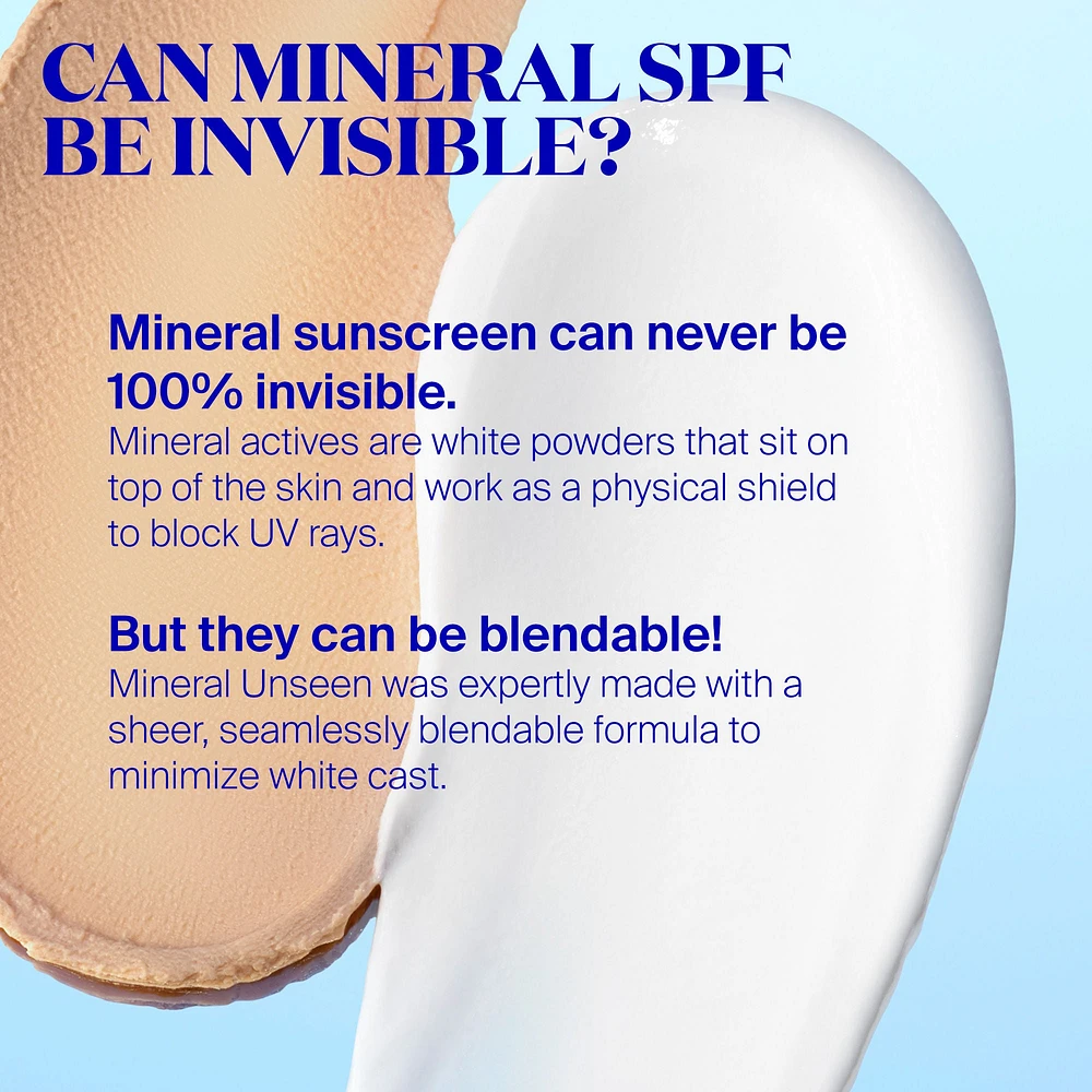 Mineral Unseen Sunscreen SPF 40