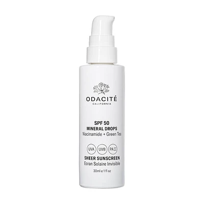 Sheer Sunscreen Mineral Drops SPF 50