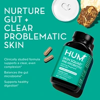 Skin Squad Pre+Probiotic Clear Skin Supplement