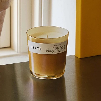 Suede Fringe Candle