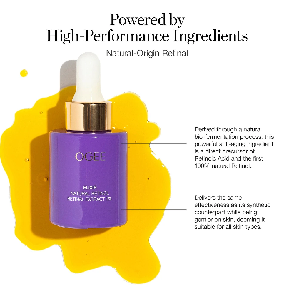 Natural Retinol Retinal 1% Elixir