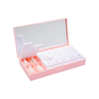 Pink AM/PM Pill Box