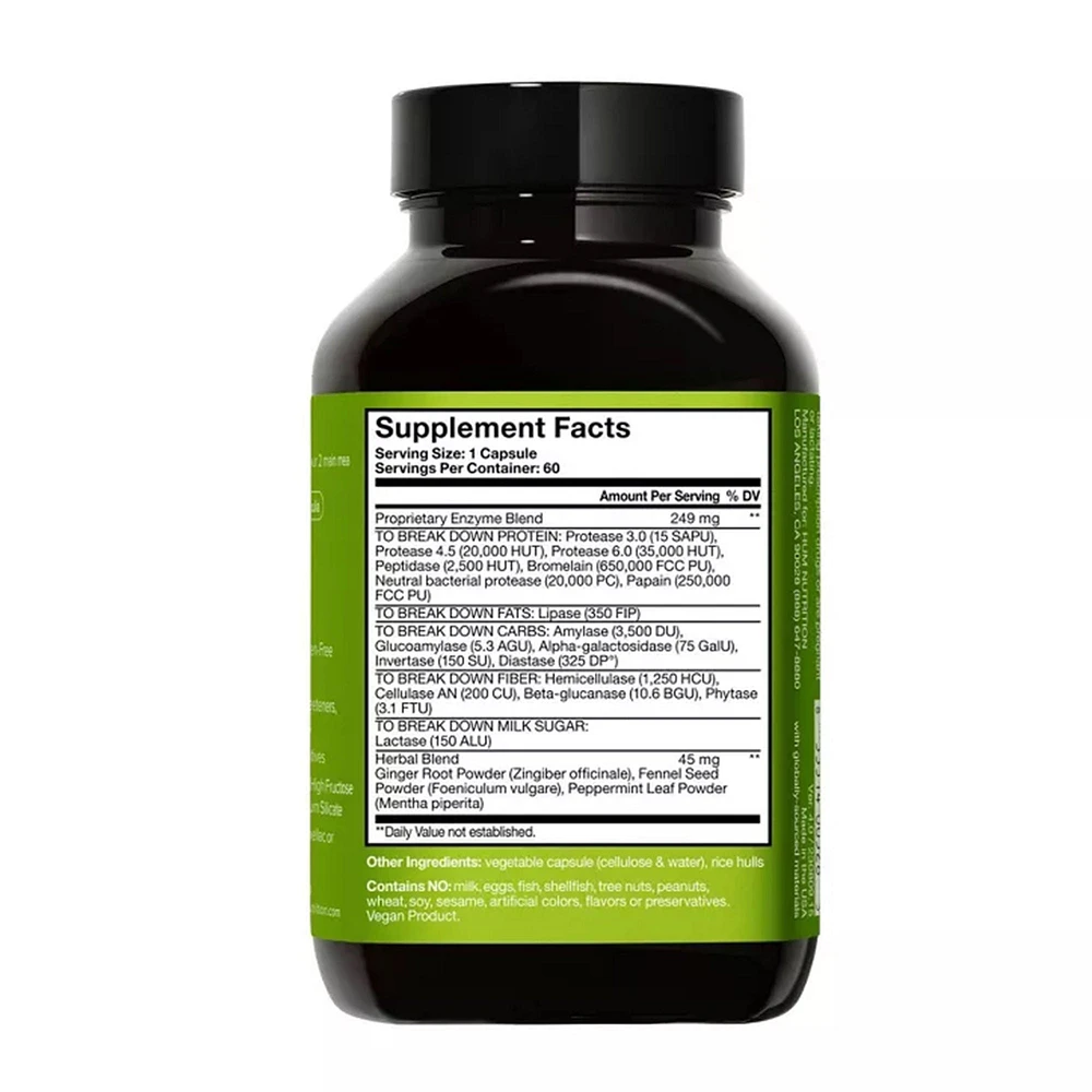 Flatter Me Digestive Enzyme Supplement