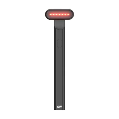 Advanced Skincare Wand With Red Light Therapy Black