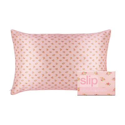 Pure Silk Queen Pillowcase Petal